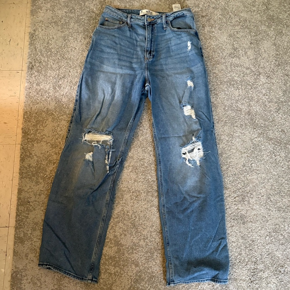 Hollister Curvy Ultra-High-Rise Dad Jean